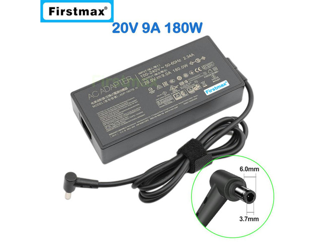 20V 9A 180W Charger for FX95DU PX505DU TUF505DU TUF565DU PX705DU TUF705DU TUF765DU PX505GM Laptop AC Power Adapter