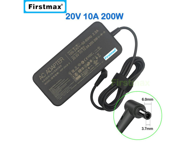 200W Charger ADP-200JB D 20V 10A for Laptop Adapter ROG G513IC G513IE GA532IU GA503RM ZenBook Pro 16X UX7602ZM