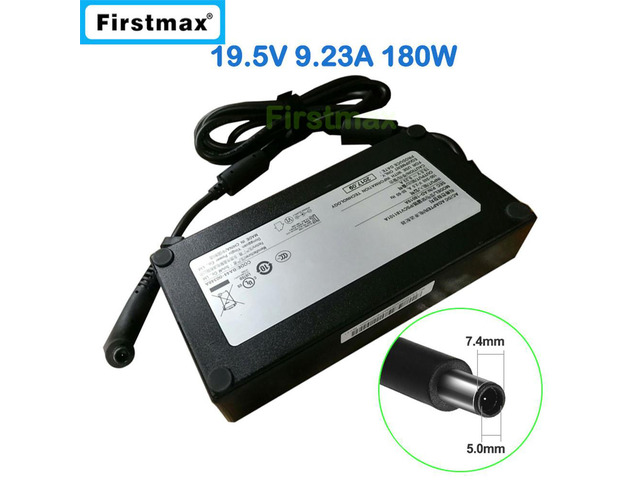 AC Adapter 180W Charger 19.5V 9.23A Laptop Power supply 180W for Odyssey NP800G5H-XS1US AD-18019A BA44-00348A