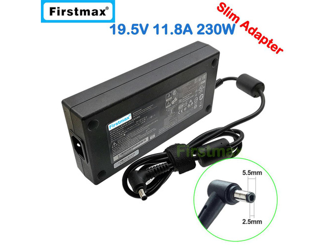 230W AC Adapter 19.5V 11.8A for MSI Laptop Gaming Charger GS75 Stealth 8SF 8SG 9SG 9SF MS-17G1 P65 Creator 8SF 9SF 9SG MS-16Q4