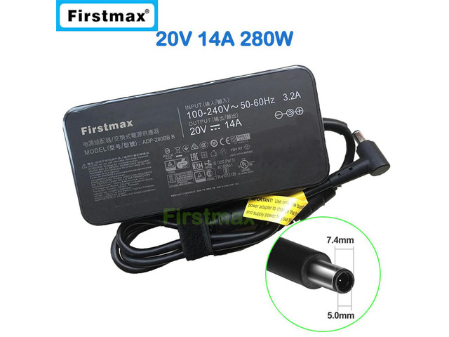laptop charger 20V 14A 280W ac adapter for MSI GE75 8SF 8SG 9SF 9SG MS-17E2 GL63 8SFK GP75 9SF power supply