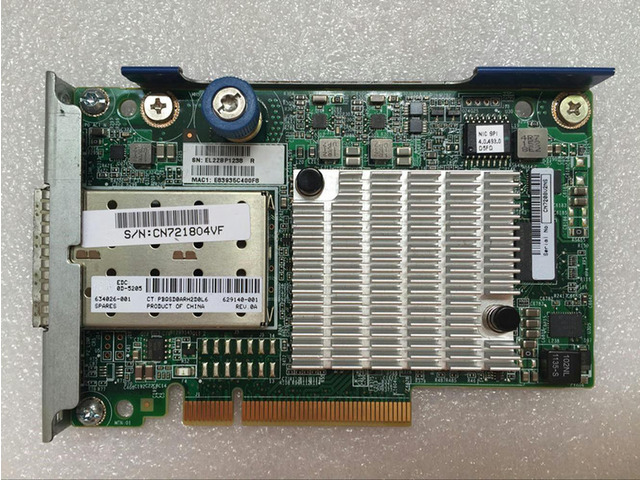 FLEXFABRIC 10GB 2-PORT 554FLR SFP+ ADAPTER CARD 634026-001 629140-001