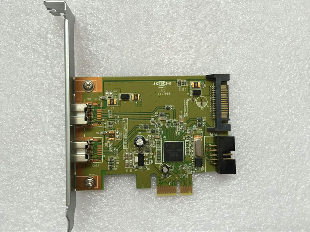 IEEE1394C FireWire 800Mbps PCIe x1 HI348 491886-002 632487-001