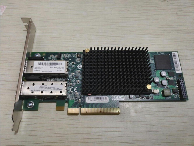 NC550SFP 10GBE fiber 586444-001 581199-001 network card