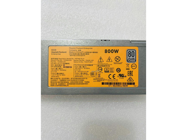 HSTNS-PL41 720479-B21 800W Common Slot Hot Plug Power 754381-001 723599-001 7236