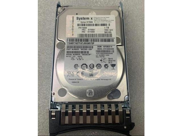 81Y9690 81Y9691 81Y3820 1TB 7.2K 6GBPS 2.5IN SFF NL SAS HARD DRIVE