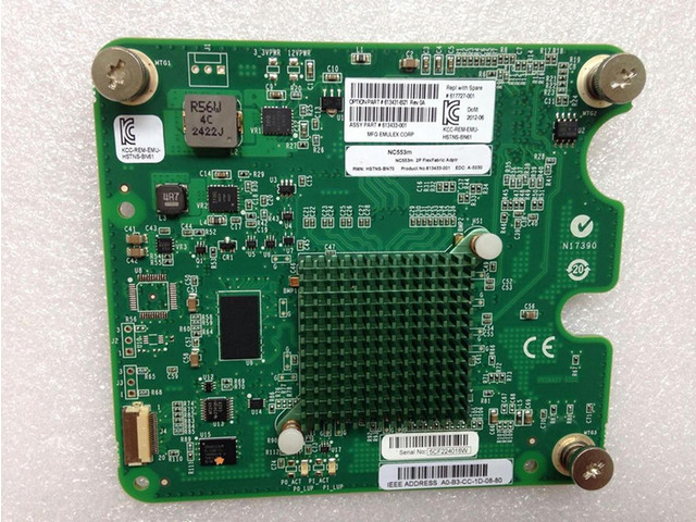 NC553M 613431-B21 617727-001 10GB 2-PORT FLEXFABRIC ADAPTER