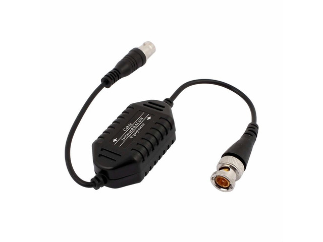 Ground Loop Isolator Video Balun Coaxial BNC Male to Female CCTV Anti-jam no power required