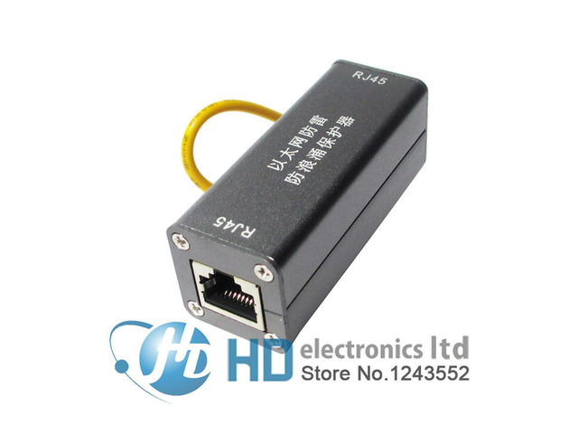 Ethernet Network RJ45 RJ-45 Surge Protector Thunder Lightning Arrester Protection Device,,