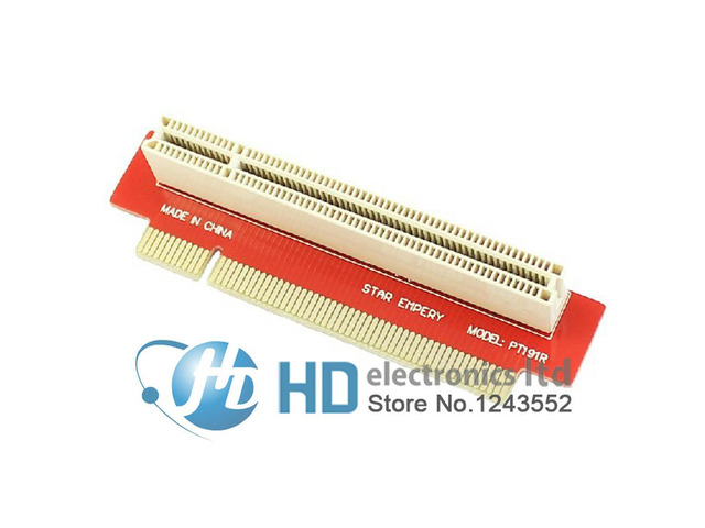 PCI Male to Female 32Bit Riser Extension Card Adapter 1U 2U 3U IPC Chassis 90 Degree Right Angled Type