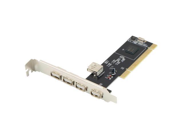 5 Ports USB 2.0 PCI HUB CARD NEC PCI Controller Card ADAPTER PCI usb expansion card 480Mbps Wholesale