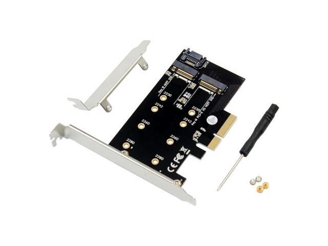 PCI-E X4 To M.2 B & M Key NGFF Solid State Drive Card M.2 NGFF SSD KEY M KEY B MKEY BKEY Expansion Card