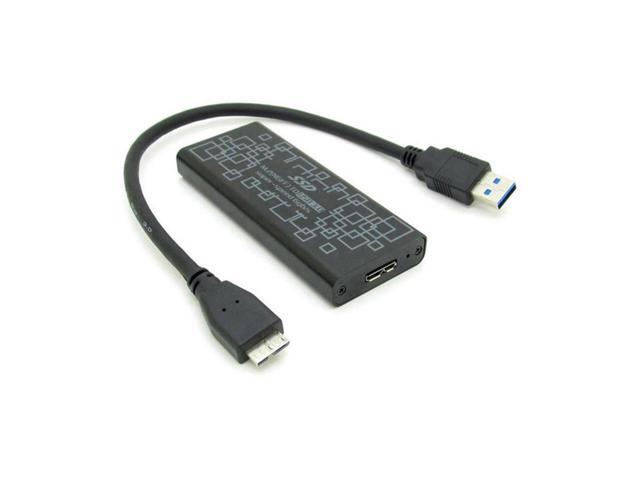 M2.0 NGFF PCIe SSD 6Gbps to USB 3.0 Converter Adapter Enclosure Case B key B+M Key Compatible