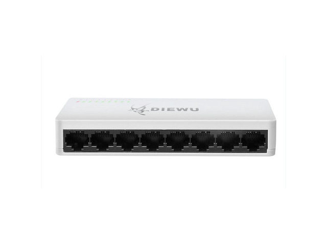 Mini Network Switch 8 Ports 100Mbps Fast Ethernet Switch RJ45 LAN Hub MDI Full Half duplex AC Prower Supply portas