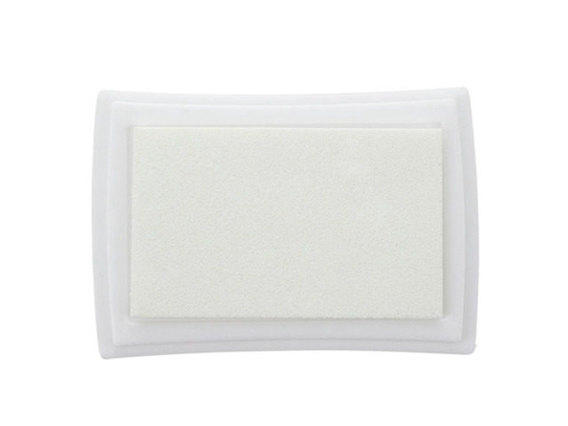 7.2 x 5.2 x 2.1 cm Teachers Ink Stamp and Pad Kids Toy - White