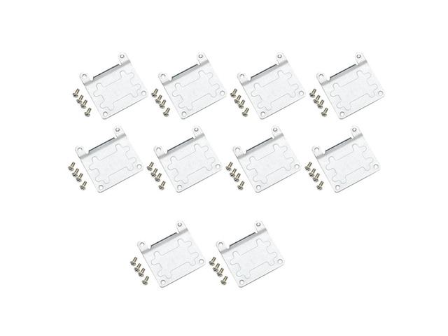 10PCS Mini Metal PCIE PCI-E Half To Full Size Extension Card Wireless PCI-Express Adapter Bracket With Screws