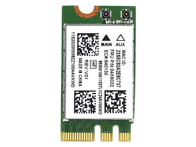 QCNFA335 Wireless Network Card, NGFF M2 Interface 4.0 Bluetooth Wireless Network Card Support System Win7/Win8/Win10