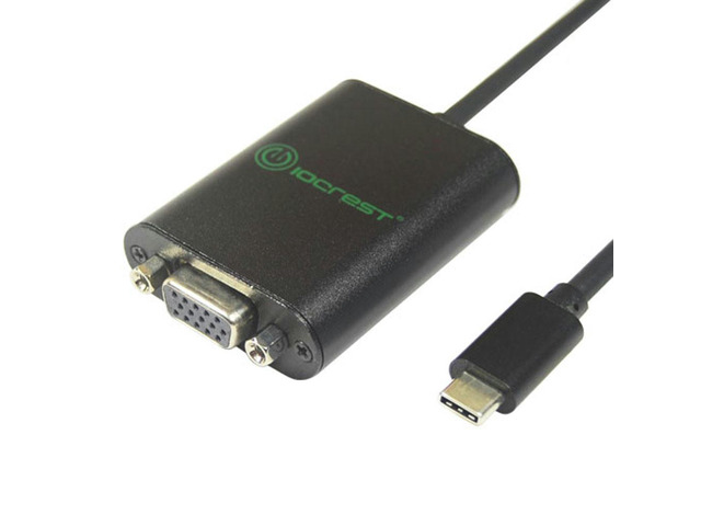USB3.1 Type-C to VGA Adapter USB Type-C transfer to VGA Cable converter 1080P