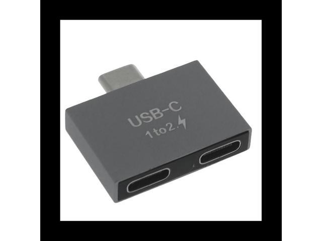 USB C Male To Dual USB C Female Splitter Converter Adapter Extension Connector for USB C PD Charger PC Laptop