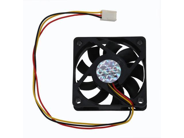 CPU fan radiator fan 60 x 60 mm Box Computer - Black