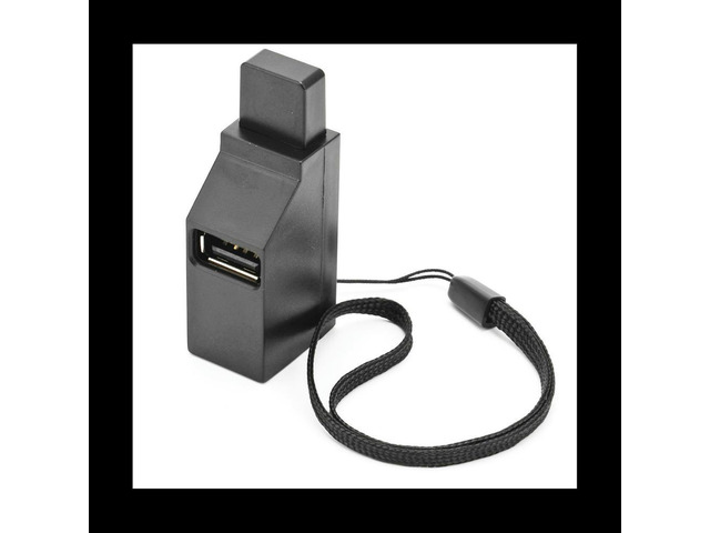 Portable Multi-Interface Hub Splitter USB3.0 High-Speed Hub Black