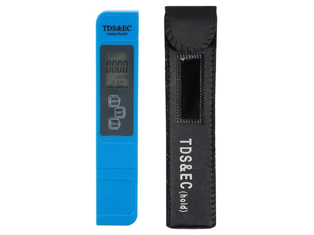 TDS EC Meter Temperature Tester Pen 3 In 1 Function Conductivity Water Quality Measurement Tool TDS EC Tester 0-9990 Ppm 15%