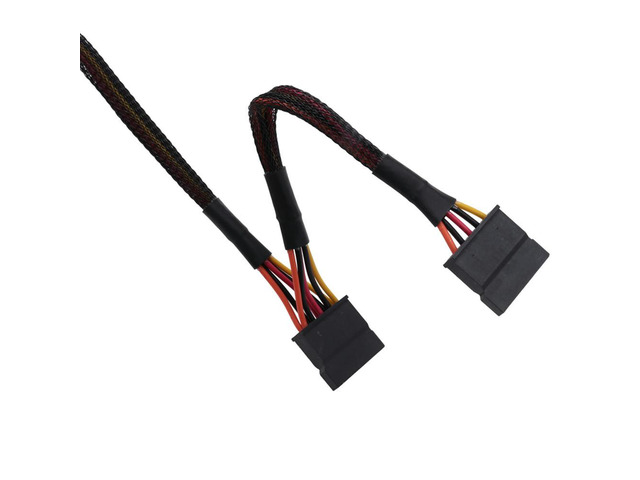 Mini 6Pin to 15Pin X2 SATA Power Cable Cord for Vostro 3650 3653 3655 Desktop Computer HDD SSD Expansion Cable