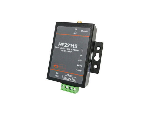 HF2211S Small Size Industrial Modbus Serial RS485 to Converter TCP IP Telnet Modbus 2M Flash Serial Server