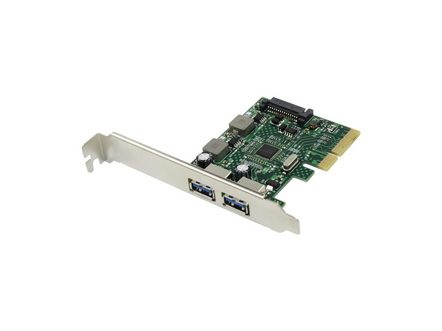 USB 3.1 PCI Express Card 2-Ports Superspeed USB 3.1 10Gbps Raiser Adapter PCIE PCI-E 3.0 X4 ASMedia ASM3142 Chipset for Desktop