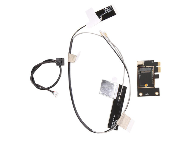 M.2 Adapter M2 NGFF Key a E To Pci Express PCI-E 1X NGFF Support 2230 Wireless Network Card for AX200 9260AC 8265AC