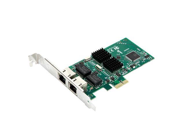 DIEWU Dual Port 1000Mbps Network Card PCIe 1x Gigabit Server Adapter 82540 chipest