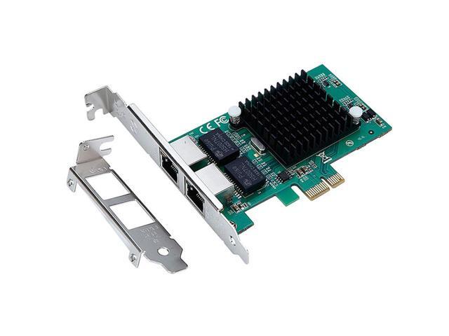 82575 Server Chipset Gigabit PCI-Express Network Card 1000M PCI-e Double RJ45 Port NIC Adapter