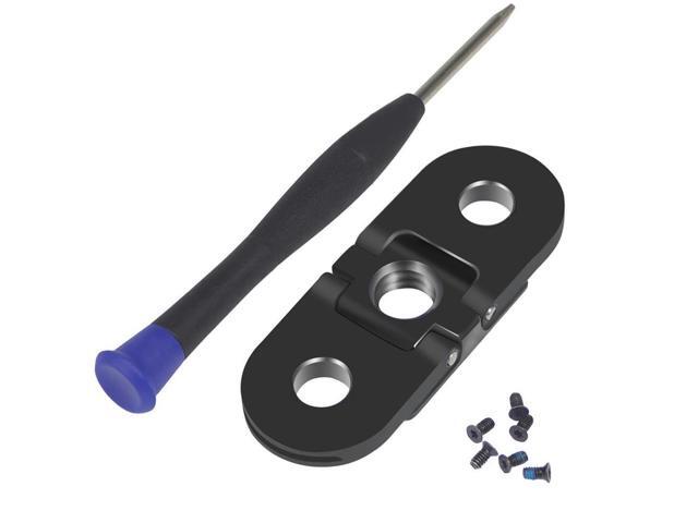 Metal Finger Tripod Mount Adapter Dual Port 1/4 Thread Hole Folding Base for GoPro 10/9/8/Max Sports Cameras Accessories