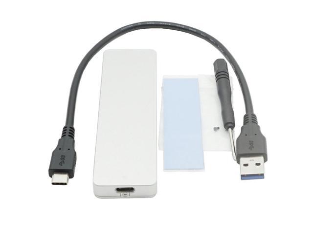 USB3.1 Type-C to M. 2 NVME PCIE SSD Enclosure PCI-E protocols Mobile Hard Disk Box JMS583 chip Aluminium Heat dissipation
