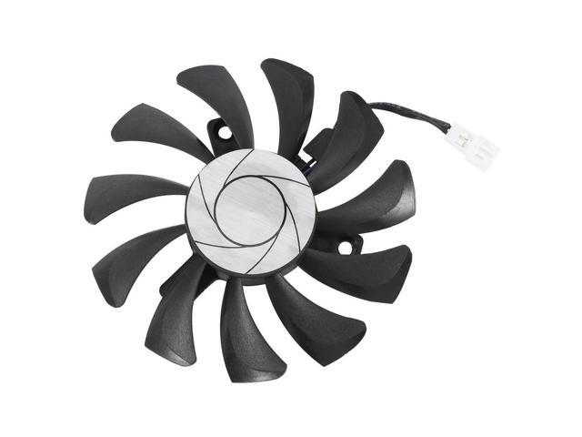 HA8010H12F-Z 75MM 2Pin GTX1050Ti GPU Cooler DUAL Fan for MSI Geforce GTX 1050Ti GTX-1050-Ti-4GT-OC(1Pcs)