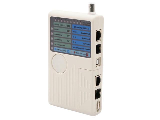 RJ11 RJ45 USB BNC LAN Network Cable Tester Remote LAN Cables Tracker Detector 4 In 1 Fast Tester Tool