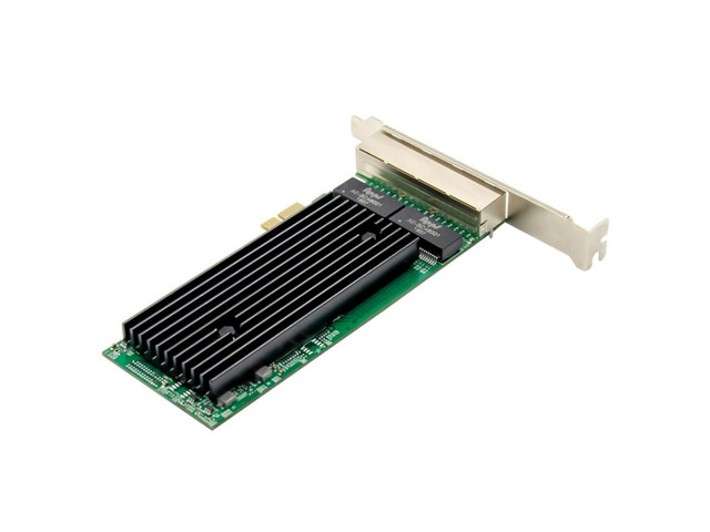 pcie x1 1000m lan 4-Port RJ45 Gigabit Ethernet PCI-Express X14 Server Adapter Network Card 82576 T4 Chipset