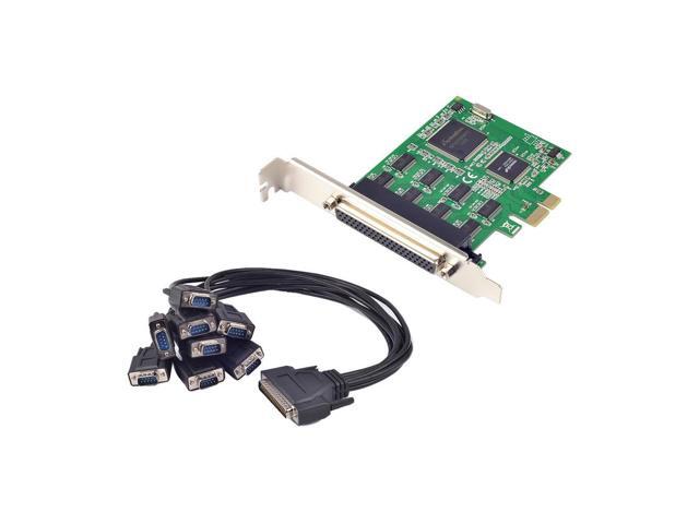 PCI-E to 8 Port RS232 Serial Adapter Serial DB9 Controller Systembase SB16C1058PCI asm1083 Chip 8s 8 ports RS-232 com to pcie