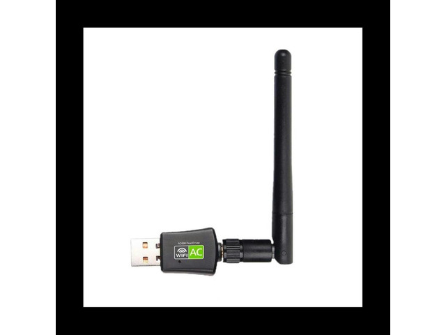 USB Adapter 600Mbps Dual Band 2.4G 5Ghz Antenna USB Lan Ethernet PC AC Receiver Wireless Adapter Network Card