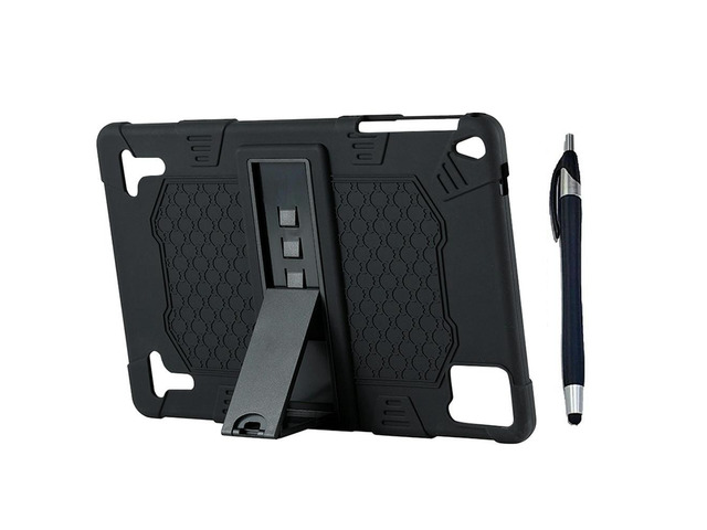 10.1 Inch Tablet Case Silicone Case Tablet Stand Universal Tablet Case Adjustable Stand with Capacitive Pen