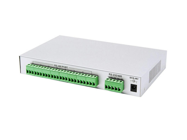 UT-1208 RS-232/RS-485 to 8 Ports RS-485 Hub (Din Rail) 8 Port RS485 HUB Instruction 600W lightning surge protection Isolated