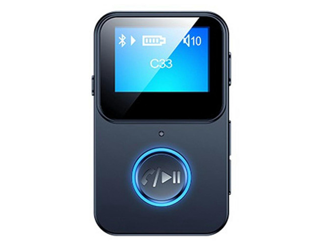 Bluetooth 5.0 Audio Receiver Adapter Bluetooth MP3 Player with Screen Support Remote Control Photography