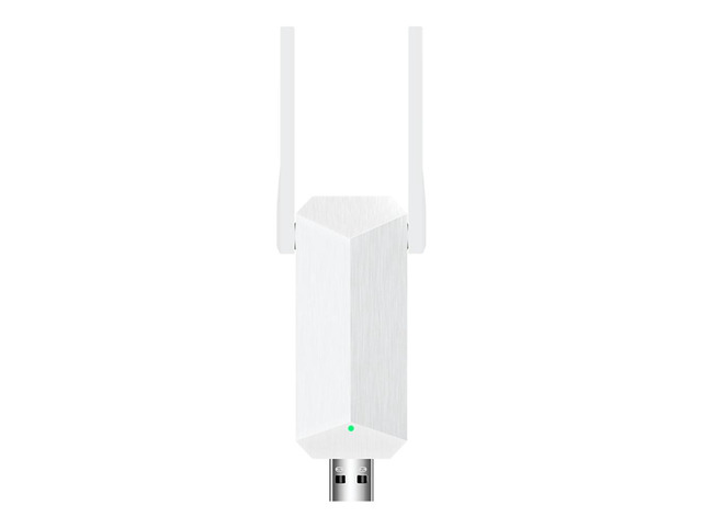 6 USB Adapter 1800Mbps Dual Band AX1800 2.4G/5GHz Network Card Dongle Receiver for PC Laptop Windows,White