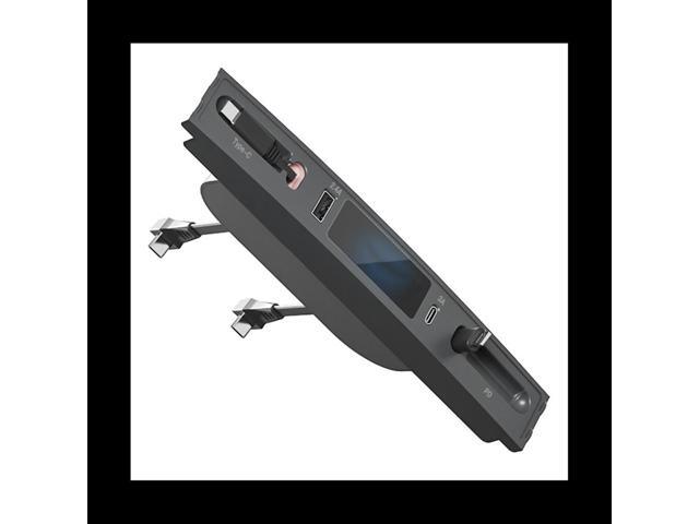 Retractable PD Fast Charger Docking Station USB HUB Car Accessories for Tesla Model 3/Y