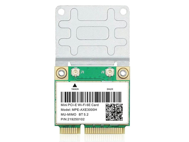 MPE-AXE3000H 5374Mbps 6E Wireless Card AX210 Mini PCIE Card Bluetooth 5.2 802.11AX 2.4G/5G/6Ghz Wlan Card