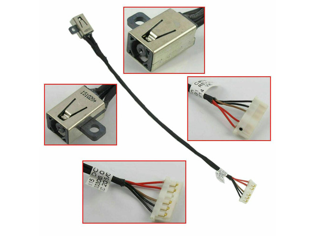 For 14-3451 14-3452 14-3458 14-3459 14-7472 15-7572 P61F DC In Power Jack Cable Charging Port Connector