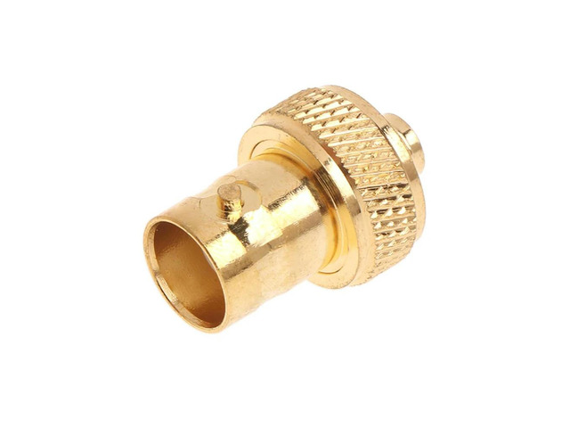 Straight Gold Plated BNC Female to SMA Female RF Coaxial Connector Adapter Straight Gold Plated BNC Female to SMA Female RF Coaxial Connector...