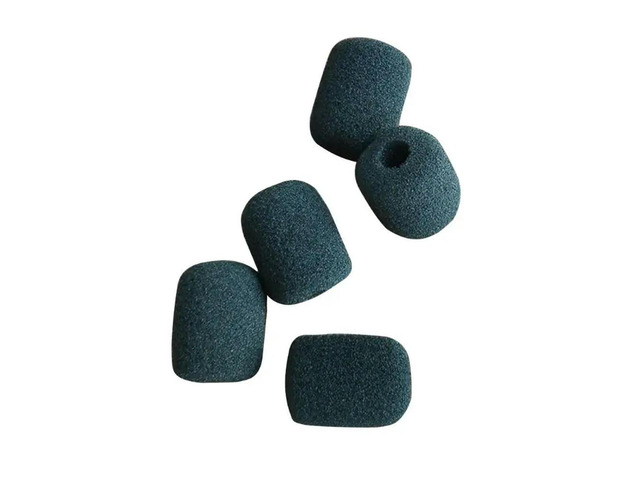 5PCS Black Microphone Headset Foam Sponge Windscreen Mic Cover 5PCS Black Microphone Headset Foam Sponge Windscreen Mic Cover