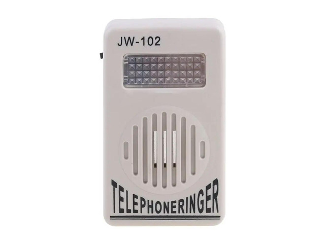 Telephone Amplifier Ring Speaker Light Flasher Easy to Use Telephone Amplifier Ring Speaker Light Flasher Easy to Use
