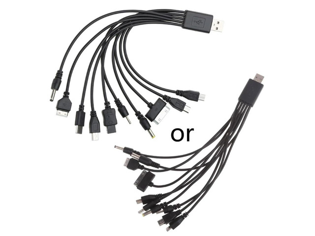 10 in 1 USB Multi USB Cables for Mobile phones USB Charging Cord 20CM/7.87in 10 in 1 USB Multi USB Cables for Mobile phones USB Charging Cord...